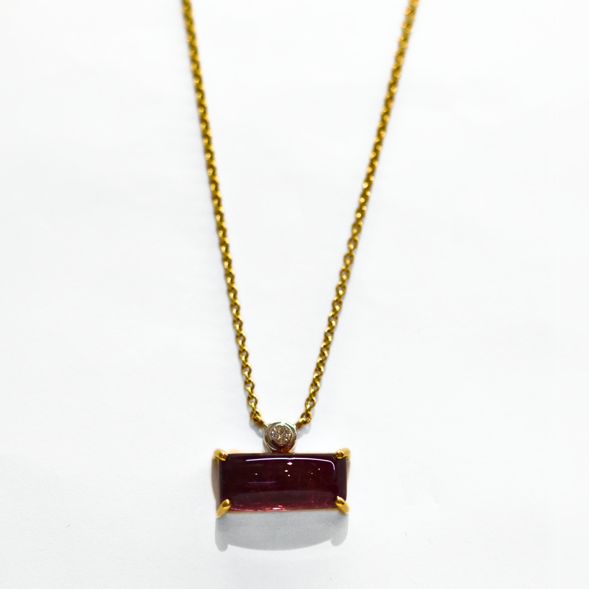 Picture of Tourmaline & Diamond Necklace